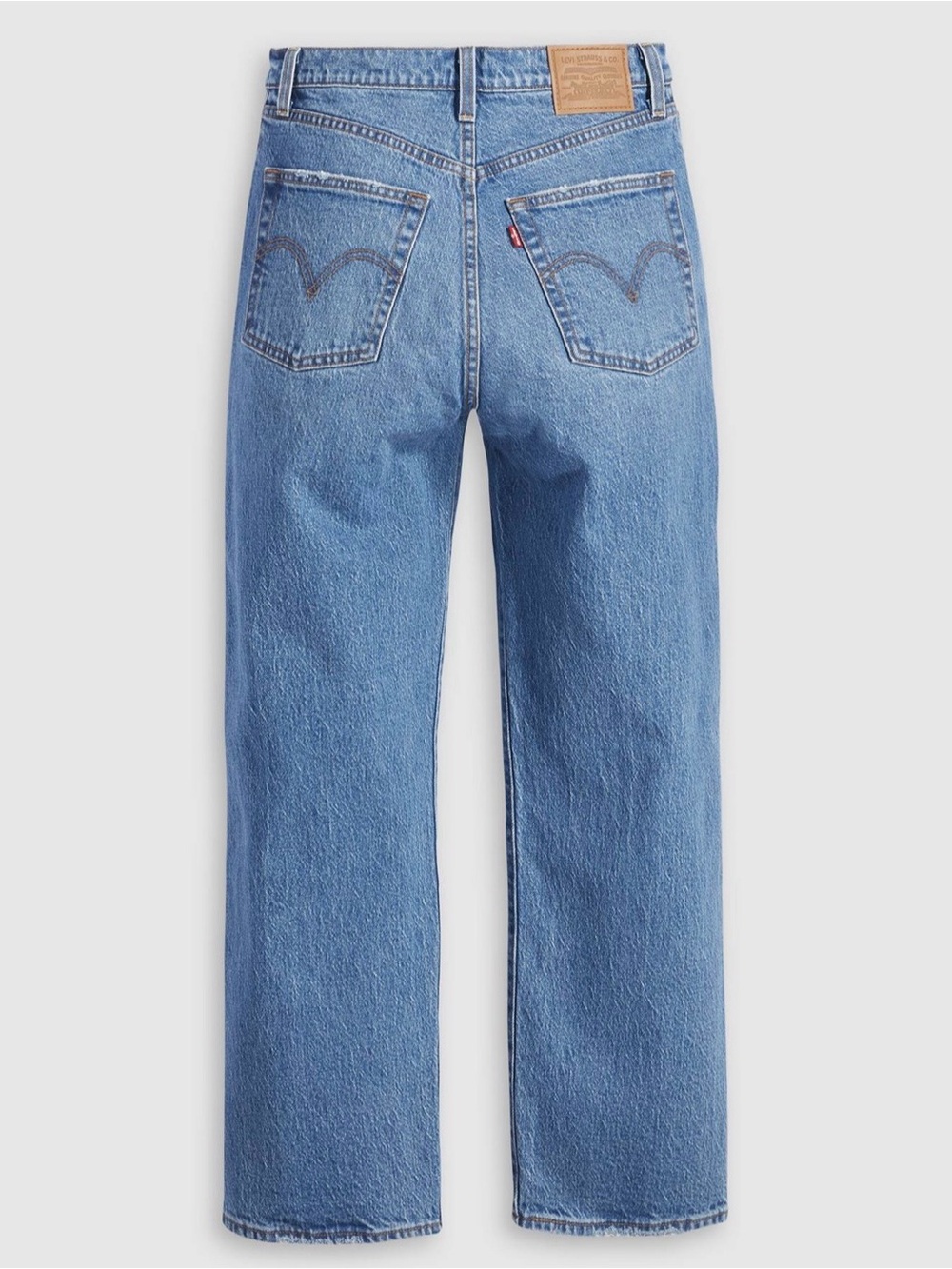 Levi’s Light Wash Ribcage Straight Ankle Jeans - Picture 2 of 4